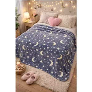 پتو مسافرتی دونفره طرح شب نما