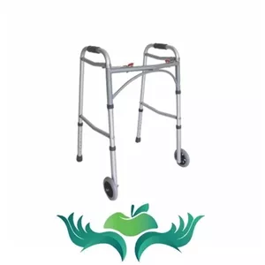 واکر چرخ دار تاشو با قابلیت تنظیم ارتفاع مجموعه دو عددی (عمده)