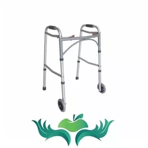 واکر چرخ دار تاشو با قابلیت تنظیم ارتفاع مجموعه دو عددی (عمده)