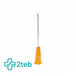 سرسوزن مزوتراپی و فیلر آوا گیج 25 با طول 13 میل رنگ نارنجی بسته 100 عددی