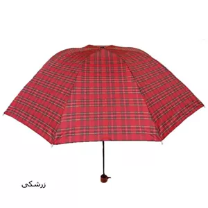 چتر چهارخانه تاشو ضدآب مقاوم و سبک زنانه و مردانه