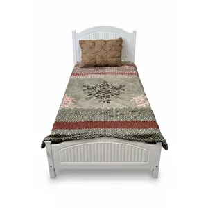 پتو ژله ای یک نفره سروین طرح شاخ و برگ