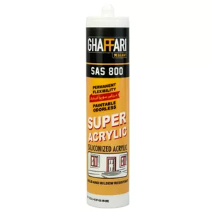 بسته 6 عددی چسب درزگیر سوپر آکریلیک غفاری SAS800 حجم 310 میلی لیتر