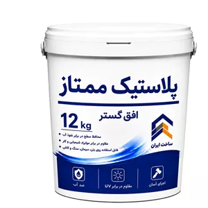 رنگ پلاستیک ممتاز افق گستر مدل C035 وزن 12 کیلوگرم