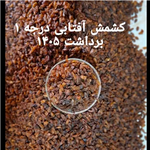 کشمش آفتابی آبگیری کاشمر درجه 1 (برداشت 1405)