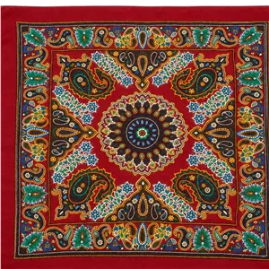 رومیزی پته طرح قرمز 