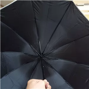 چتر اسپورت دور شطرنجی 10 فنر ضد باد دو رویه پارچه نانو دستی مناسب آقایان و بانوان