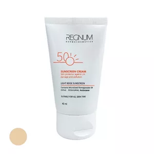 کرم ضد آفتاب رنگی رگنوم SPF50 مدل Royal محافظ UVA ،UVB و PA ، ضد حساسیت، ضد چروک و ضد پیری، مناسب برای انواع پوست حجم...