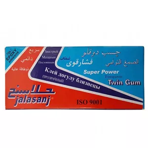 چسب دوقلو شفاف جلاسنج مدل Super Power