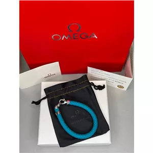 دستبند امگا Omega Bracelet رابر آبی تیفانی