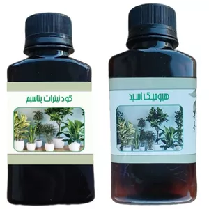 کود مایع نیترات پتاسیم و هیومیک اسید لایف دراپ مدل life - D حجم 110 میلی لیتر بسته 2 عددی