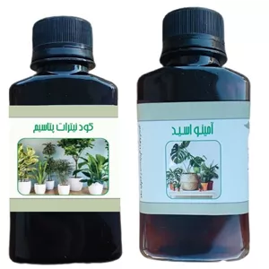 کود مایع نیترات پتاسیم و امینو اسید مدل life - D حجم 110 میلی لیتر بسته 2 عددی