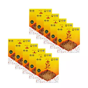 ریشه زعفران افراس - 4.608 گرم بسته 10 عددی