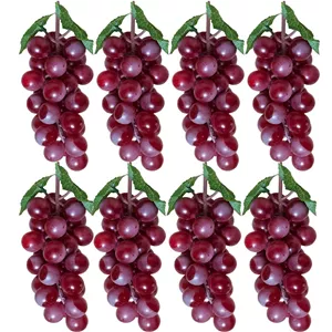 میوه تزئینی مدل انگور بسته 8 عددی