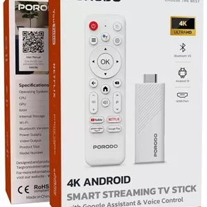 اندروید باکس هوشمند پرودو مدل PDH313WH ظرفیت 16 گیگابایت 4K