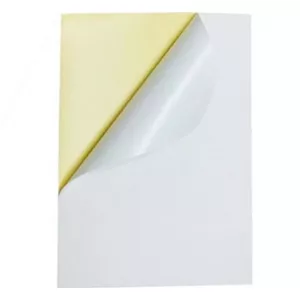 کاغذ پشت چسب دار براق سایز A4 تک برگ مدل 1