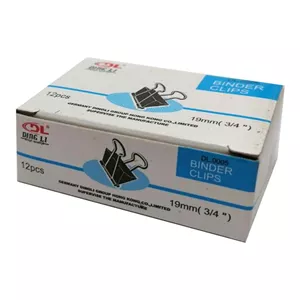 گیره دوبل سایز 19 میلی متر بسته 12 عددی مدل 1