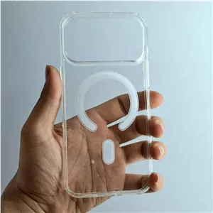 کاور IPhone 18 Pro MaxIPhone 17 Pro Max شفاف مگسیف ساپورت اپل آیفون 17 پرو مکس و آیفون 18 پرومکس