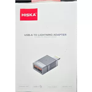  تبدیل Otg USB-A به Lightning هیسکا مدل H10