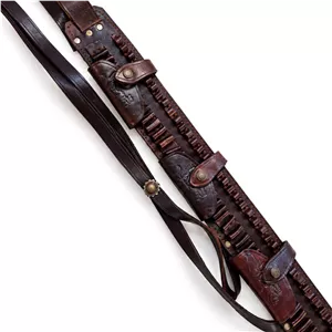قطار فشنگ چرم طرح گوزن