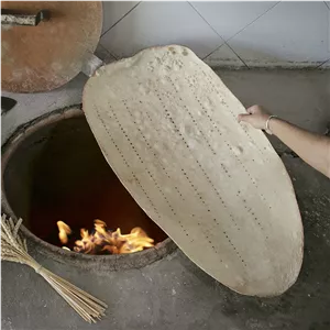 نان خشکه تنوری ساده اصفهاننان صالح کمشچه