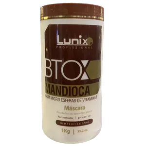 بوتاکس مو لونیکس LUNIX مدل ماندیوکا Mandioca حجم 1000 میلیلیتربازسازیکننده و تقویتکننده قوی