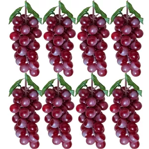 میوه تزئینی مدل انگور بسته 8 عددی