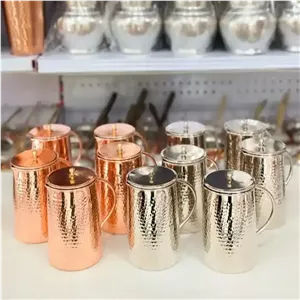 پارچ درب دار کوچک چکشی