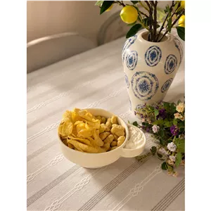 مزه خوری سرامیکی کرم 