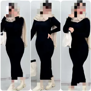 زیر مانتویی ماکسی یقه اسکی زیر مانتویی زنانه زیر مانتویی دخترانه پیراهن بلند بافت پیراهن بلند بافت زنانه پیراهن بلند 