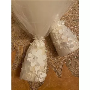 قند ساب عروس و داماد دانتل گل 