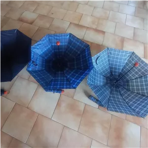 چتر چهارخانه تاشو ضدآب مقاوم و سبک زنانه و مردانه