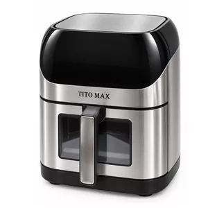 خرید بهترین سرخکن Tez یا همان هواپز رژیمی بدون روغن 8 لیتری دیجیتال لمسی تیتومکث مدل TITO MAX TM118 در جوی مارکت ( حاجی 
