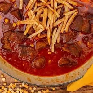 خورشت قیمه سیب زمینی - خورشت قیمه بادمجان