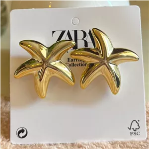 گوشواره فشن طلایی 2