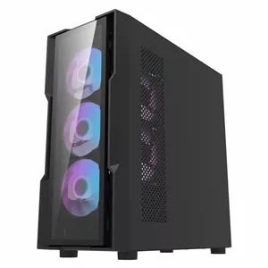 کیس کامپیوتر گیمینگ دارک فلش مدل DK431 Glass BK