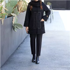 کت پارچه مخمل هموند مروارید دوزی