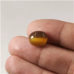 نگین سنگ ابسیدین تلألو دار معدنی و طبیعی