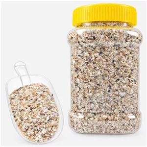 پودر صدف خوراکی پرنده ( منبع کلسیم و مواد معدنی) الک شده و ریز مخصوص فنچ، قناری و سهره 800 گرمی