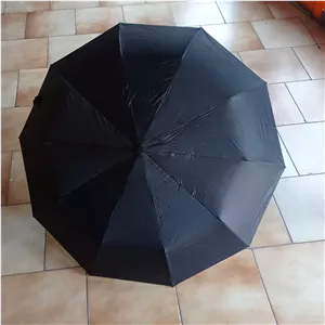 چتر اتوماتیک بزرگسالان RST دسته عصایی مشکی پارچه نانو ضد آب