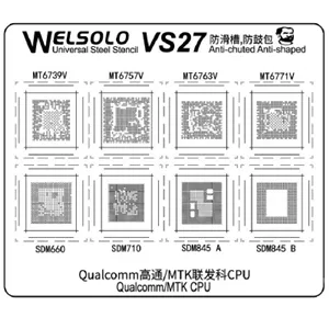 شابلون مکانیک سی پی یو MECHANIC VS27 MTK QUALCOMM CPU