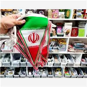 ریسه پرچمی ایران مثلثی 8 متری