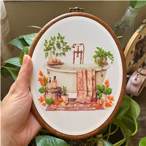 نشانگر حمام طرح پاییزی