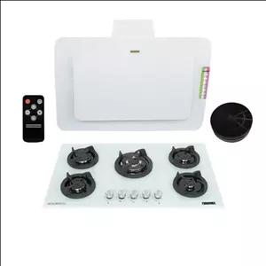 ست هود و گاز سفیدتیدومکث (Tidumax) مدل پرنیان