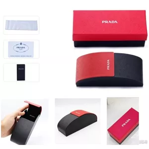پک اورجینال عینک پرادا (PRADA) مدل Saffiano Luxury