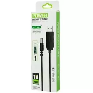 کابل تبدیل USB به 9V 12V (Power Boost) روشن کردن مودم با پاوربانک