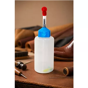 بطری مخصوص چسب مایع نوک سوزنی کفاشی 120 سی سی بطری مخصوص چسب مایع کفاشی و چرم دوزی