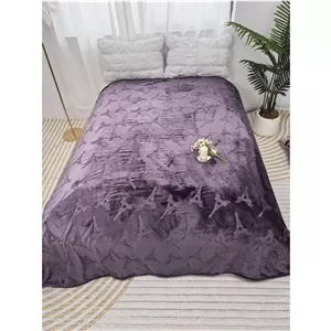 پتوی مسافرتی ابریشمی ایفل و گل رز سنگین وزن تراکم بالا 