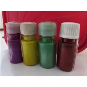 رنگ خمیری صدفی رزین بسته 4عددی