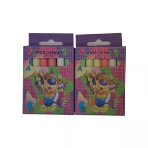 گچ رنگی مدل Anti Dust بسته 24 عددی D7F 